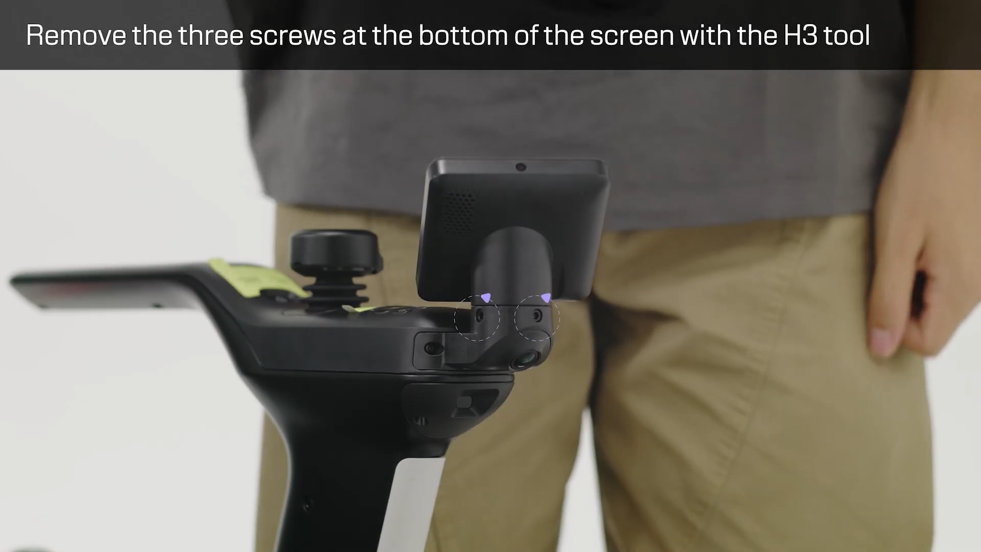 Screen angle adjustment