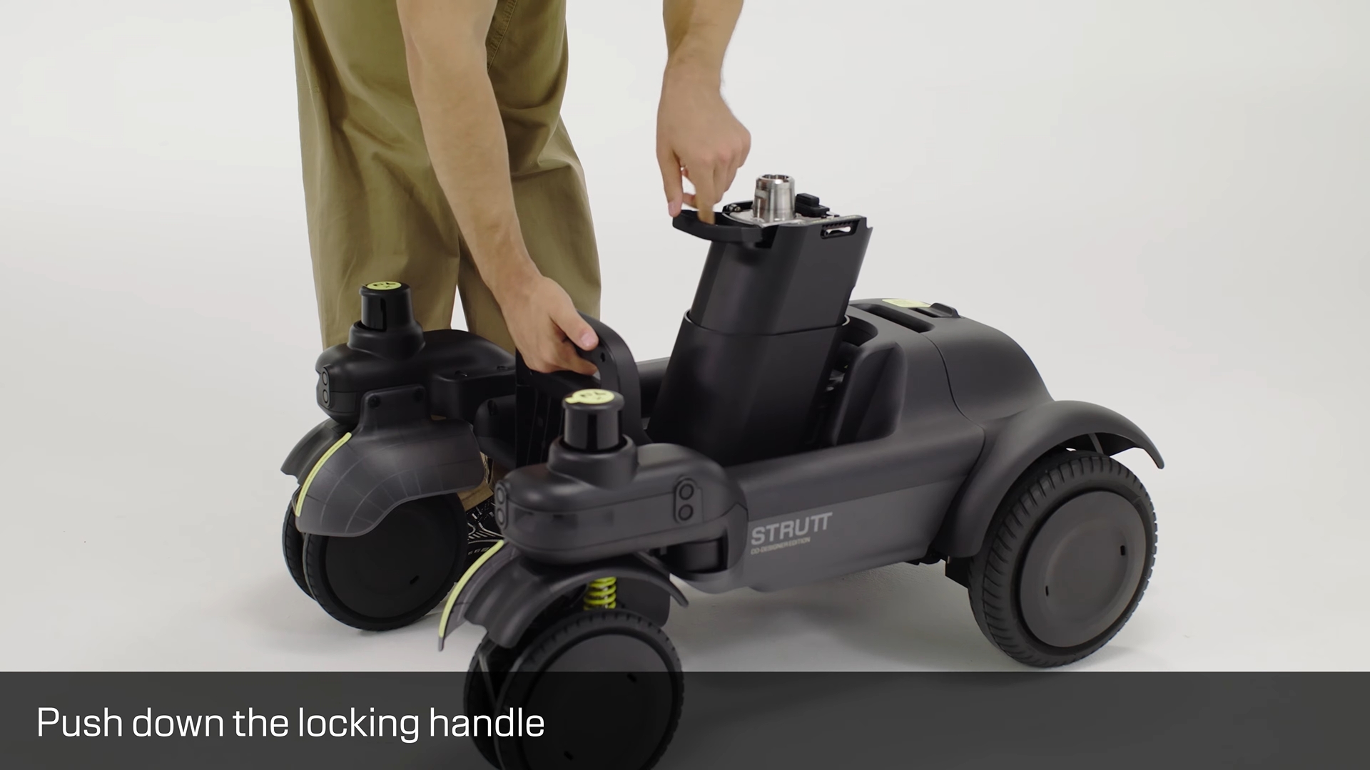 Install and lock the main support