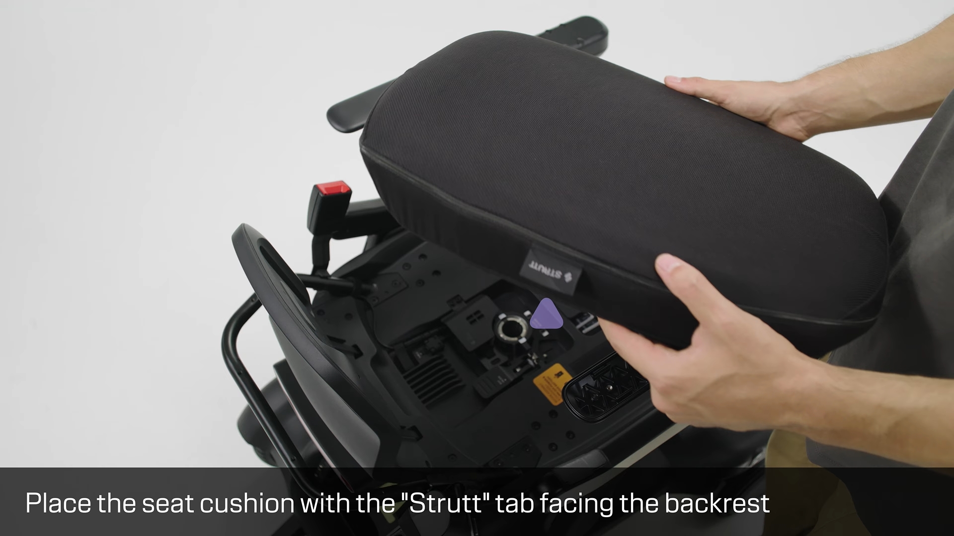 Install the seat cushion