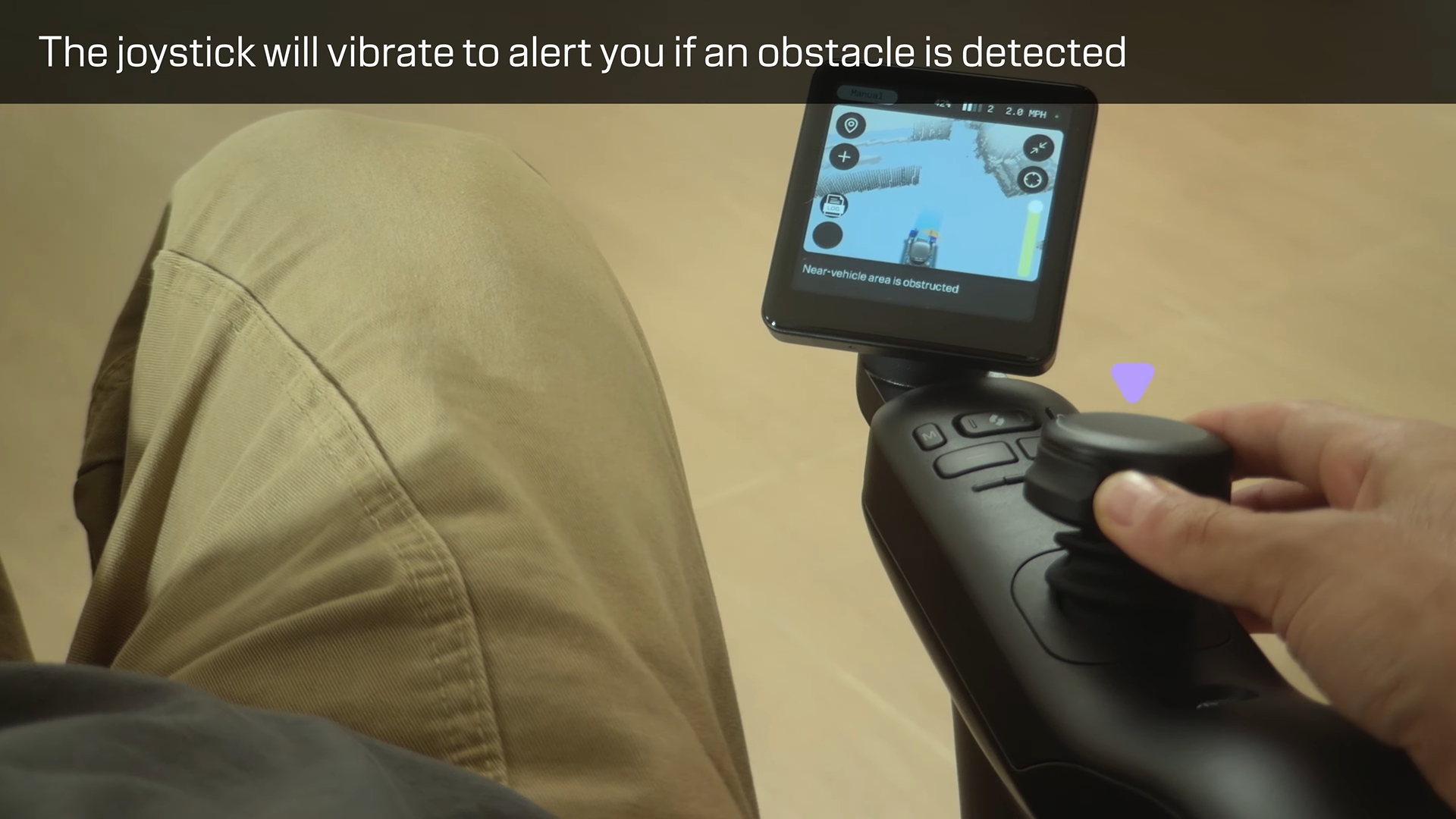 Manual Mode obstacle alert